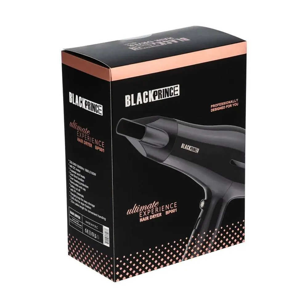 سشوار 2000 وات بلک پرنس مدل BP001